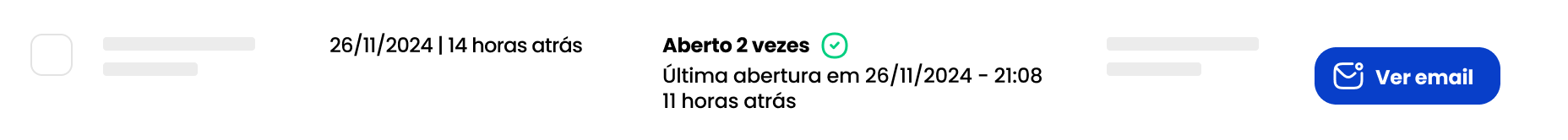 E-mail de orçamento aberto 2 vezes